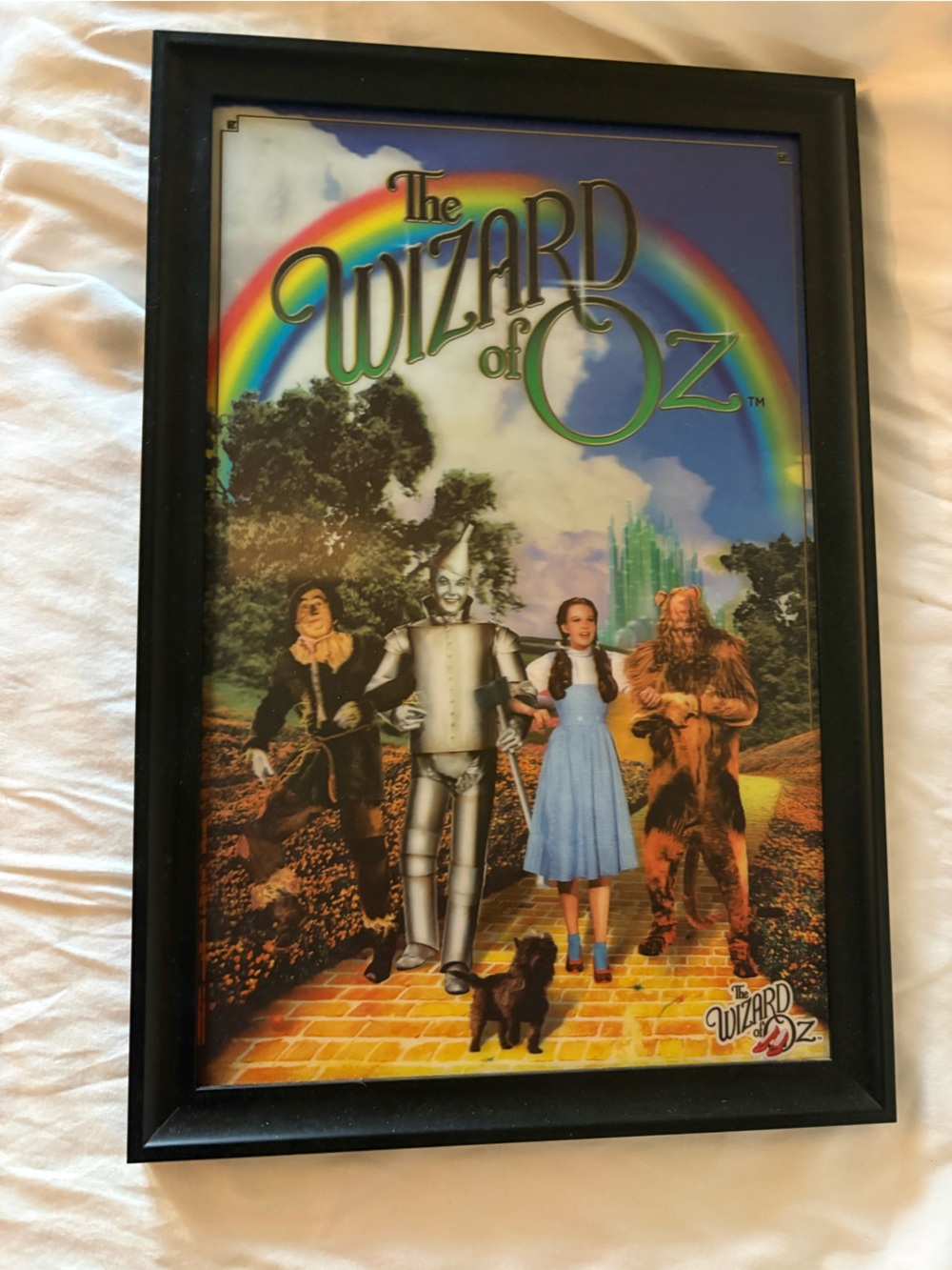 The Wizard of Oz Framed Art Print - Colorful Rainbow Poster